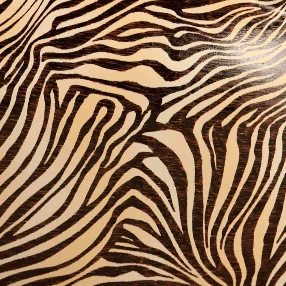 Lavabo di design da appoggio ceramica zebra arancio made Italy Glossy