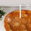 Lavabo di design da appoggio ceramica tartaruga made in Italy Glossy