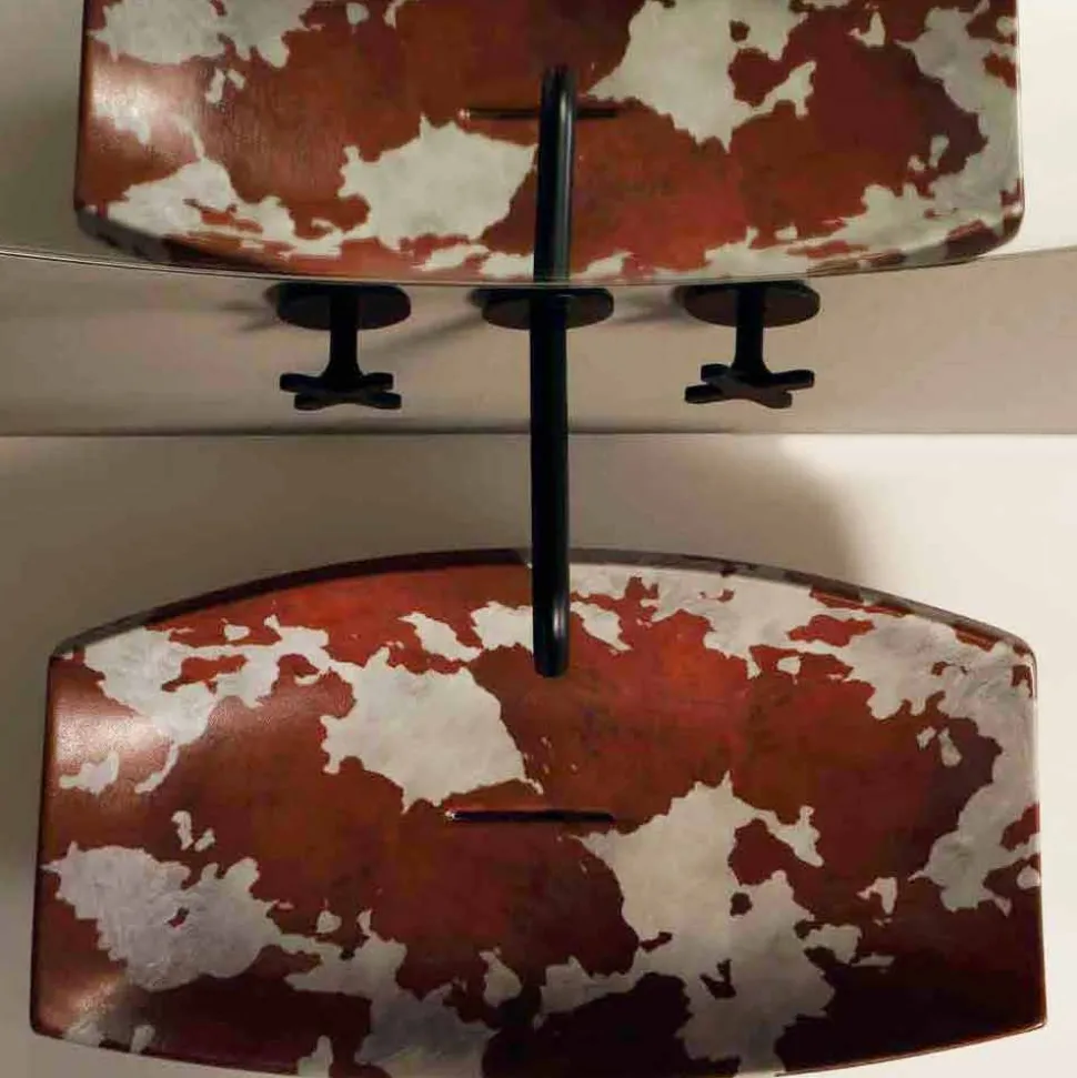 Lavabo di design da appoggio ceramica cavallino made in Italy Laura
