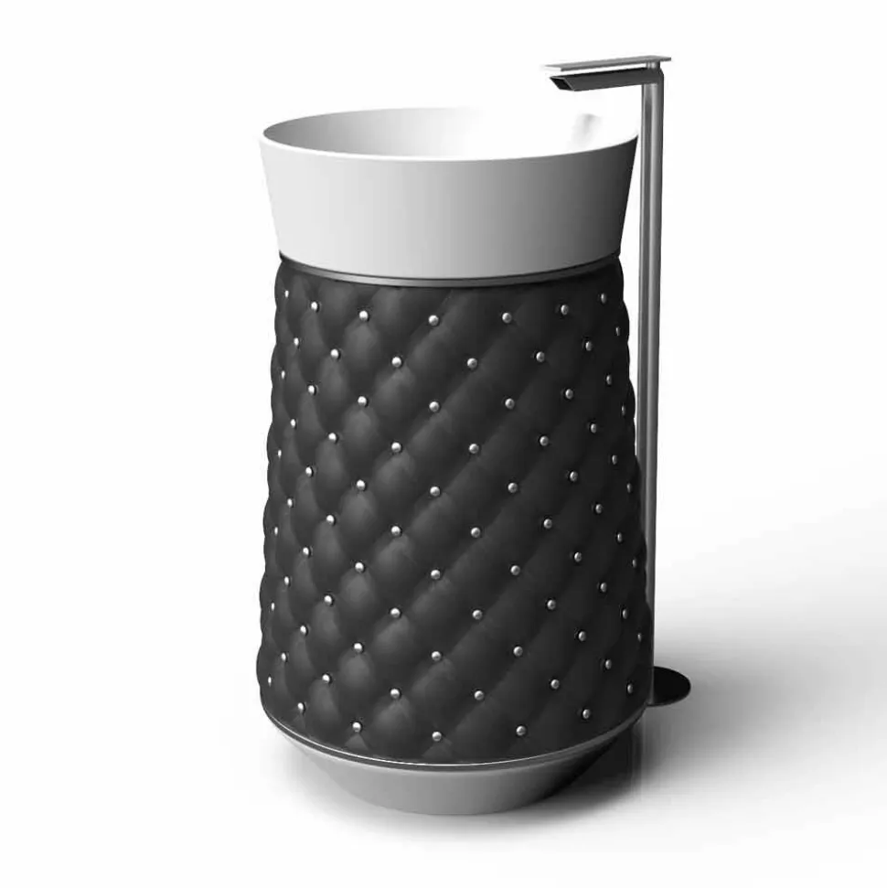Lavabo freestanding design moderno in Solid Surface Elizabeth