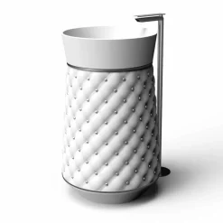 Lavabo freestanding design moderno in Solid Surface Elizabeth