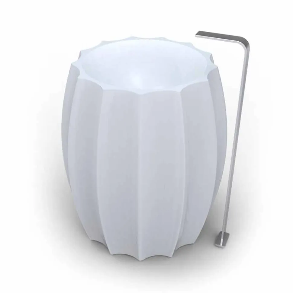 Lavabo freestanding design moderno Cactus, made in Italy