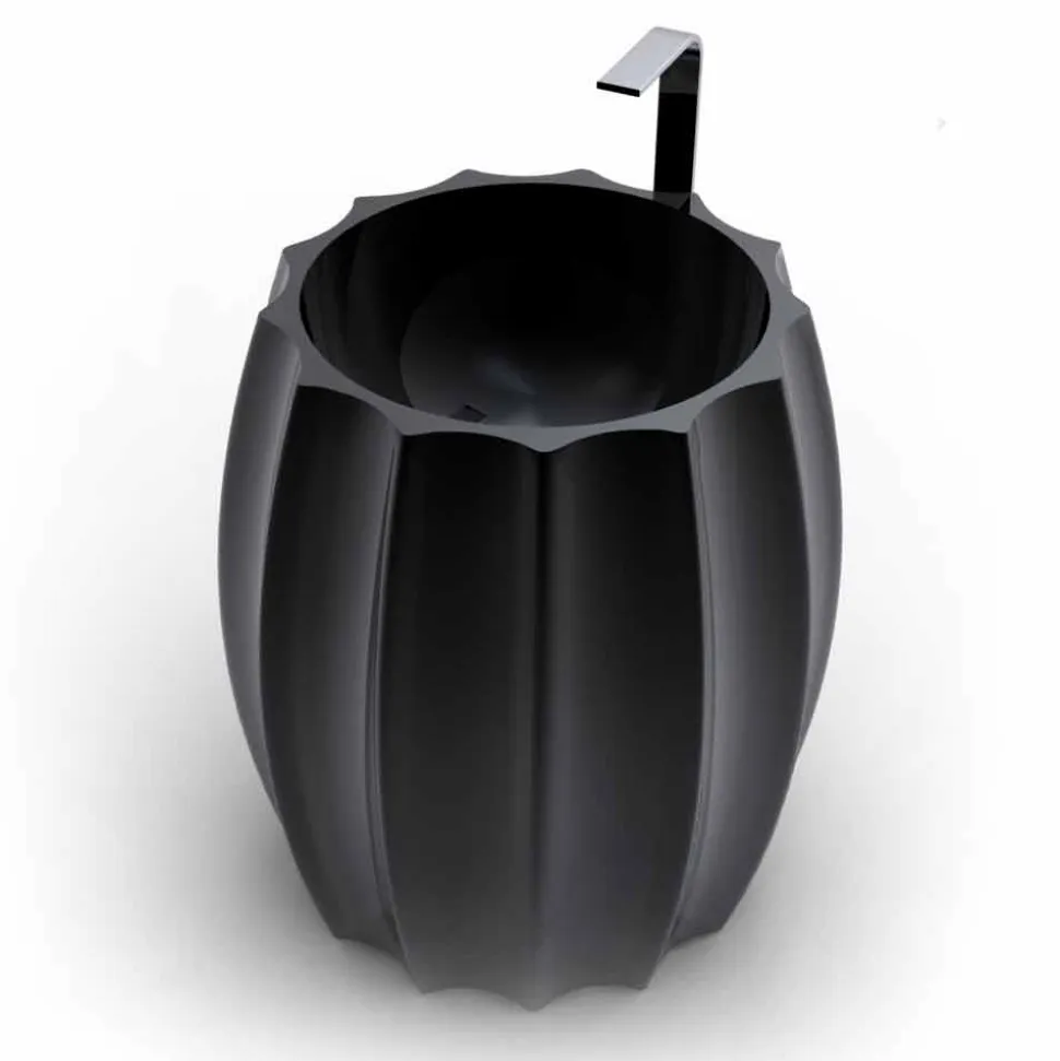 Lavabo freestanding design moderno Cactus, made in Italy