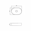 Lavabo freestanding di design da bagno fatto in Italia Dalmine Medium