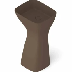 Lavabo freestanding in ceramica moderno realizzato in Italia, Firmino