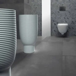 Lavabo Freestanding in Ceramica Bianca o Colorata Trabia