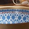 Lavabo Incassato in Fire Clay con Decoro Marrakesh Made in Italy - Erioli