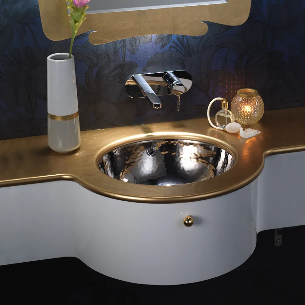 Lavabo Incassato in Fire Clay di 3 Finiture Made in Italy - Erioli