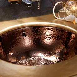 Lavabo Incassato in Fire Clay di 3 Finiture Made in Italy - Erioli