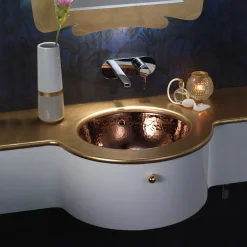 Lavabo Incassato in Fire Clay di 3 Finiture Made in Italy - Erioli