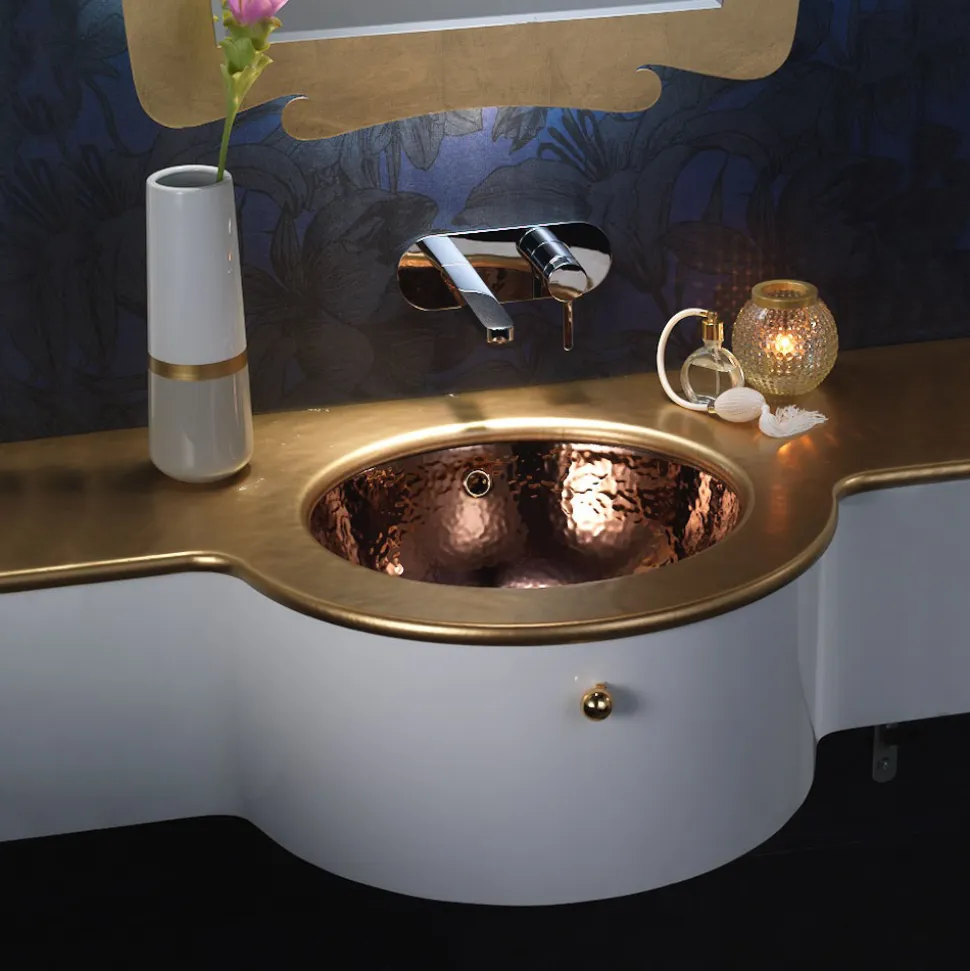 Lavabo Incassato in Fire Clay di 3 Finiture Made in Italy - Erioli