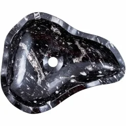 Lavabo in Marmo con Fossili da Appoggio Moderno – Burgeo