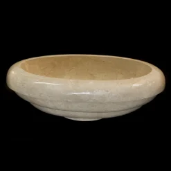 Lavabo in marmo da appoggio di design Tito, pezzo unico