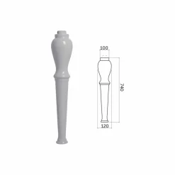 Lavabo Moderno da Parete con o senza Gambe, L90 cm in Ceramica Avise