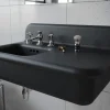 Lavabo per il Bagno Asimmetrico in Ceramica con Poggia Oggetti - Giusy