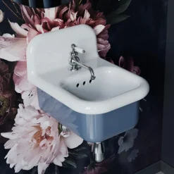 Lavabo per il Bagno Rettangolare Sospeso in Ceramica - Elodie