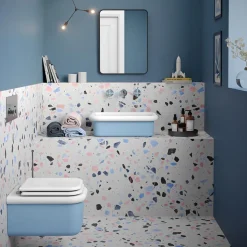 Lavabo per il Bagno Soprapiano Forma Rettangolare in Ceramica - Holly