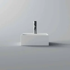 Lavabo Quadrato o Rettangolare di Design Moderno in Ceramica Made in Italy - Act