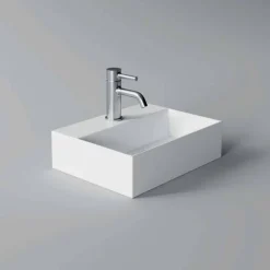 Lavabo Quadrato o Rettangolare di Design Moderno in Ceramica Made in Italy - Act