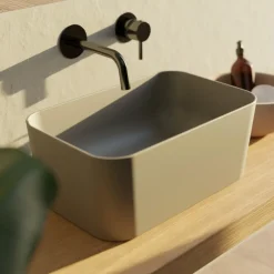 Lavabo Realizzato in Ceramica Disponibile in Diversi Colori Made in Italy - Cesta