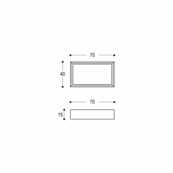 Lavabo Rettangolare e Moderno da Appoggio in Pietra di Design - Farartlav3
