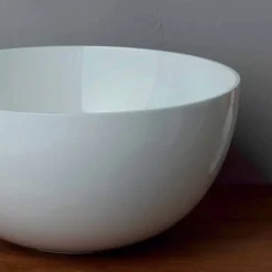 Lavabo rotondo da appoggio in ceramica design moderno Star Round 40 cm
