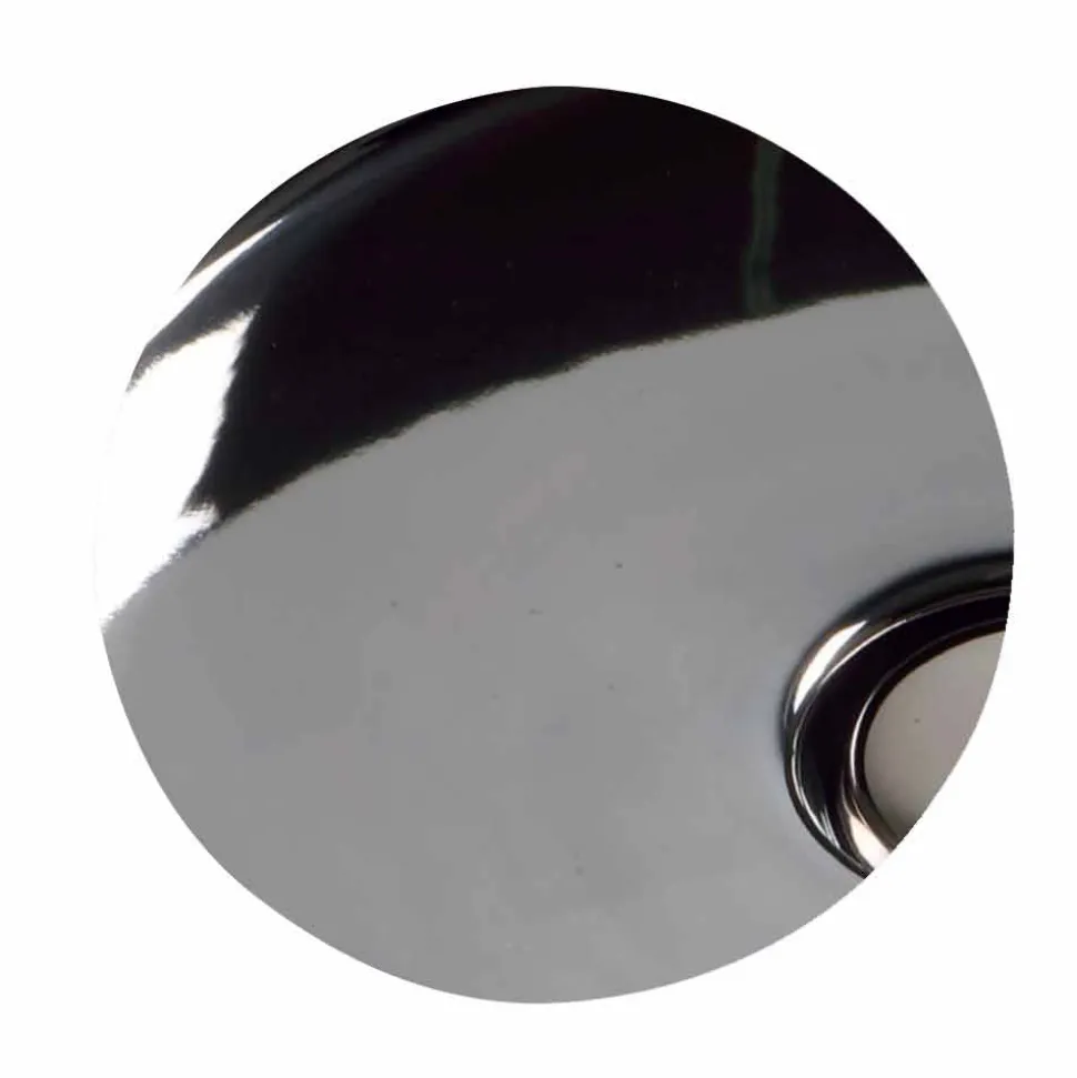 Lavabo rotondo da appoggio in ceramica design moderno Star Round 40 cm