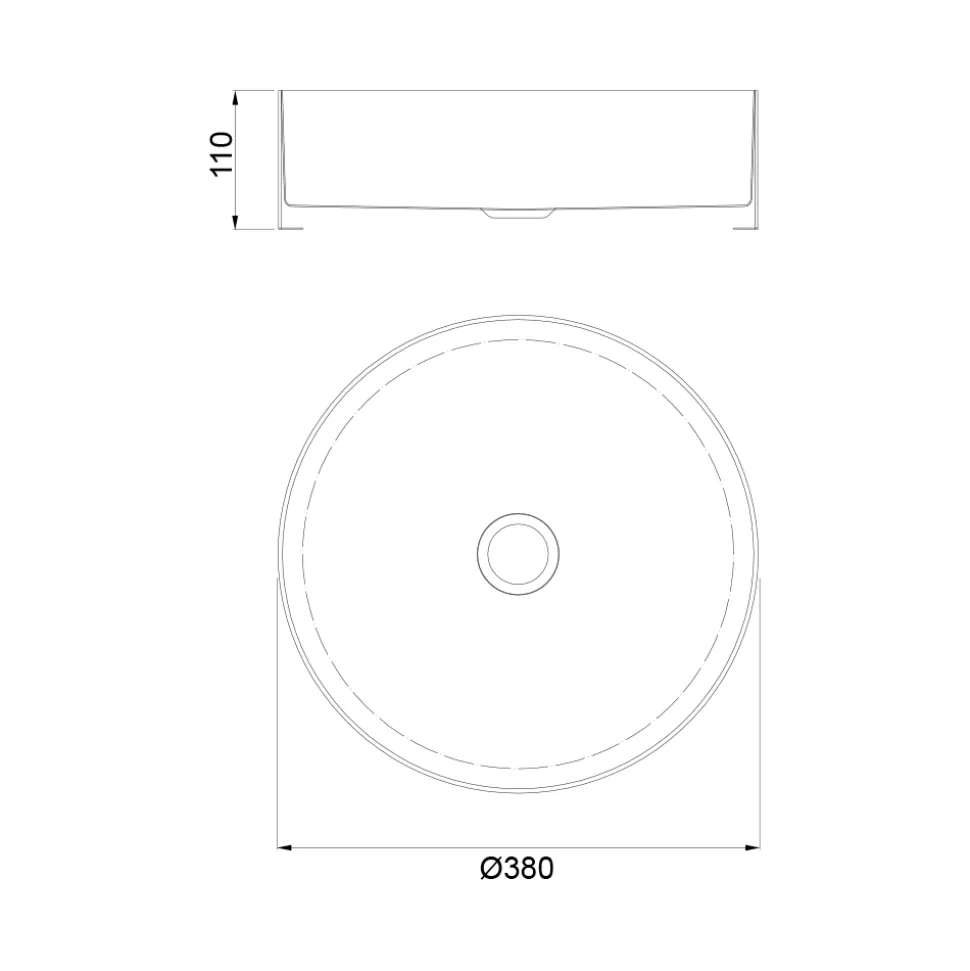 Lavabo Rotondo da Appoggio in Acciaio Inox in Diverse Finiture - Fiordaliso