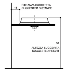Lavabo semincasso di design in fire clay dipinto a mano prodotto in Italia, Manilo
