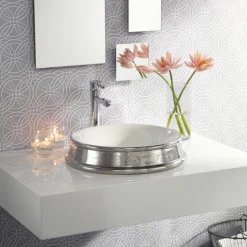 Lavabo Semincasso in Diverse Finiture in Fire Clay Made in Italy - Erasmo