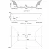 Lavabo semincasso in fire clay moderno decorato a mano in Italia,Guido