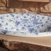 Lavabo Semincasso in Fire Clay Pitturato a Mano Made in Italy - Principe