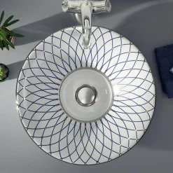 Lavabo Semincasso in Fire Clay in Diverse Finiture Made in Italy - Capatosta