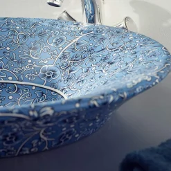 Lavabo Semincasso in Fire Clay in Diverse Finiture Made in Italy - Capatosta