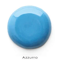 Lavabo Sospeso Angolare in Ceramica Bianca e Colorata 42 cm - Angelino