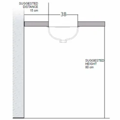 Lavabo sottopiano in fire clay e oro fatto a mano in Italia, Egeo