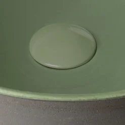 Lavabo Svasato da Appoggio in Raku Scuro Made in Italy - Drip
