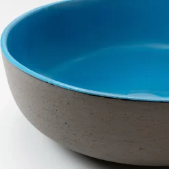 Lavabo Svasato da Appoggio in Raku Scuro Made in Italy - Drip