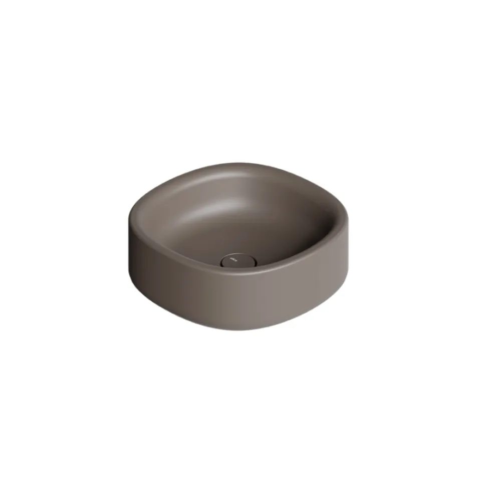 Lavabo 40x40 cm da Appoggio in Ceramica di Diversi Colori Made in Italy - Ragazza