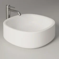 Lavabo 40x40 cm da Appoggio in Ceramica di Diversi Colori Made in Italy - Ragazza