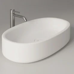 Lavabo 60x35 cm da Appoggio in Ceramica di Diversi Colori Made in Italy - Ragazza