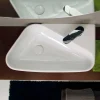 Lavamani da appoggio/sospensione di design ceramica made Italy Sheyla