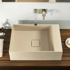 Lavandino da appoggio di design prodotto in Italia, Lavis