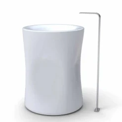 Lavandino freestanding a colonna moderno prodotto in Italia, Siracusa