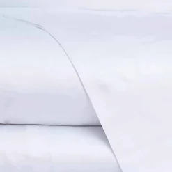 Lenzuola in Raso di Cotone Completo da Letto Matrimoniale Tinta Unita - Fresia