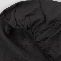 Lenzuola Matrimoniali con Angoli in Lino Nero, Burro o Gesso Old - Fiumano