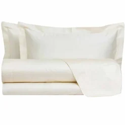 Lenzuola Tinta Unita Completo in Raso di Cotone per Letto Matrimoniale - Ibisco