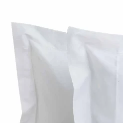 Lenzuola Tinta Unita Completo in Raso di Cotone per Letto Matrimoniale - Ibisco