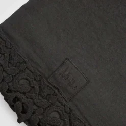 Lenzuolo Letto Matrimoniale in Lino con Pizzo Poema, 3 Finiture - Dulcis