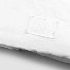 Lenzuolo Matrimoniale con Angoli di Lino Bianco di Lusso Made in Italy - Fiumano